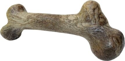 Pet Qwerks Dinosaur BarkBone – Nylon Dog Bone for Aggressive Chewers