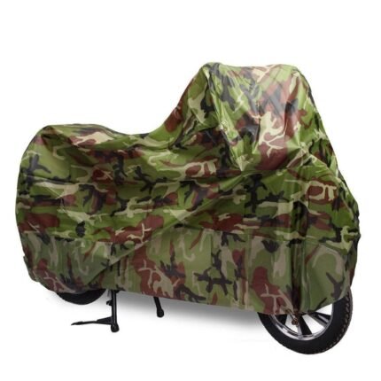 Camouflage Color Waterproof Motorcycle Rain Cover